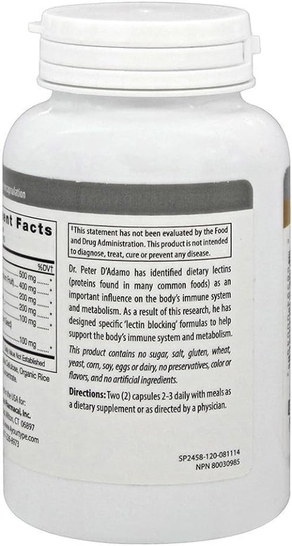 D'Adamo Personalized Nutrition Deflect B, 120 Count