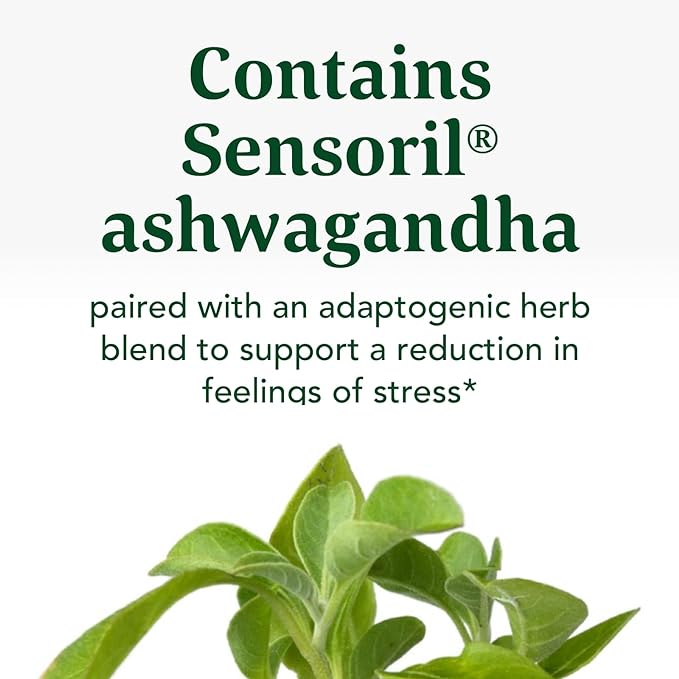 MegaFood Stress Protect with Ashwagandha & Herb Blend -Supports Healthy Stress Response - Rhodiola Root, Vegetarian, Non-GMO, Gluten-Free - Made Without 9 Food Allergens - 60 Tabs (30 Servings)