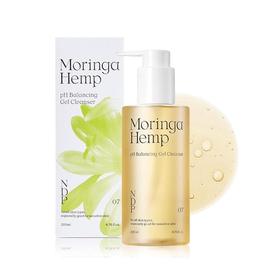 Moringa Hemp Hydrating, pH Balancing and Nourishing Gel Face Cleanser 200ml