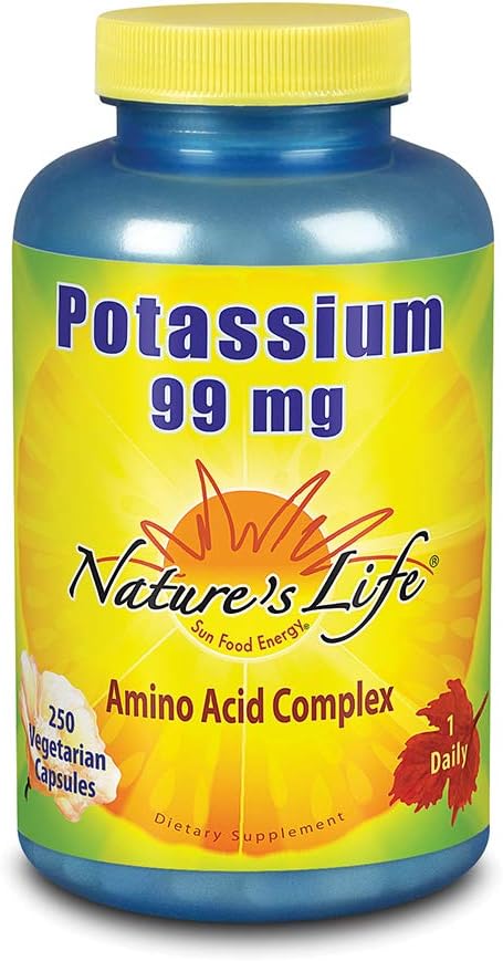 Nature's Life Potassium, 99 mg, 250 Count