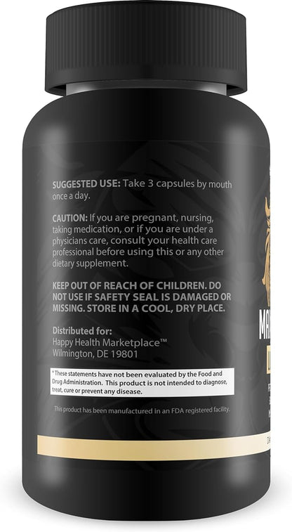 Max Alpha X10ND Ultra Prostate - T Prostate Support for Men - Promote Energy & Endurance - Blood Flow Support for Prostate Health with Vitamin D, Ginseng, Green Tea, & Zinc - Immune Support Benefits