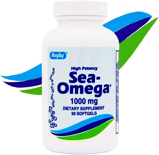 550 Softgels High Potency Rugby 1000mg Natural Deep Sea Hiccupsless Fish Oil Omega-3 Fatty Acid Supplements (EPA 300mg & DHA 200mg) for Men & Women,Promotes Brain/Hair/Skin & Heart Health,Made in USA