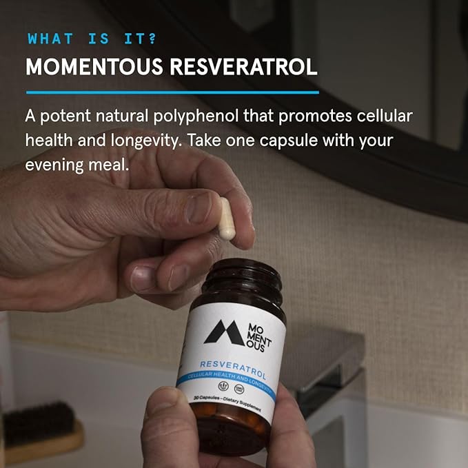 Momentous Resveratrol, 30 Servings