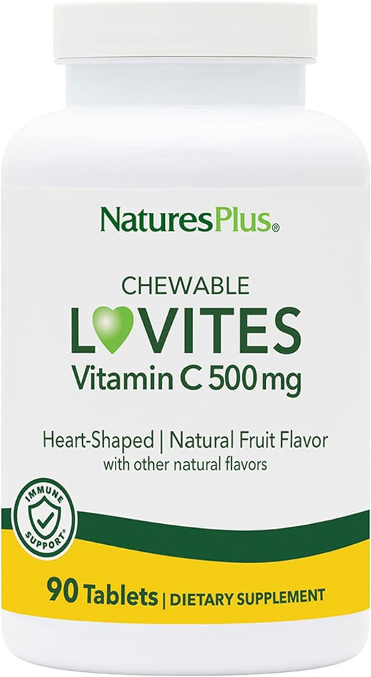 Nature's Plus - Lovites Chewable Vitamin C 500 mg, 90 count