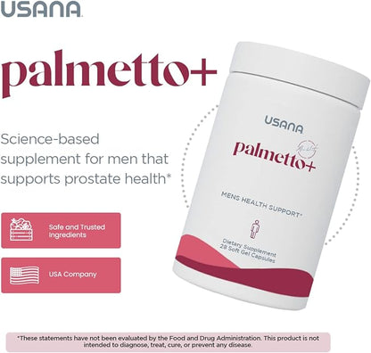 USANA Palmetto Plus Saw Palmetto Prostate Supplement for Men - (28 Capsules per Container) - Serving Size: 1 Capsule