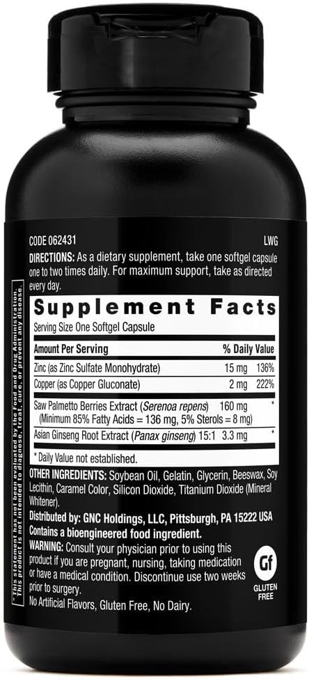 GNC Mens Ultra Saw Palmetto Formula