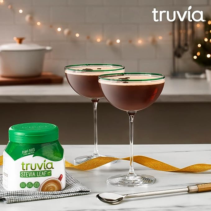 Truvia Original Calorie-Free Sweetener from the Stevia Leaf Spoonable (9.8 Ounce Stevia Jar) (Pack of 4)