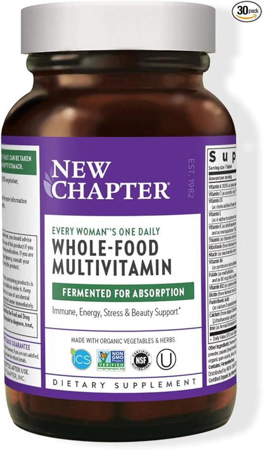 New Chapter, Every Woman's One Daily Whole Food Multivitamin, 30 Count