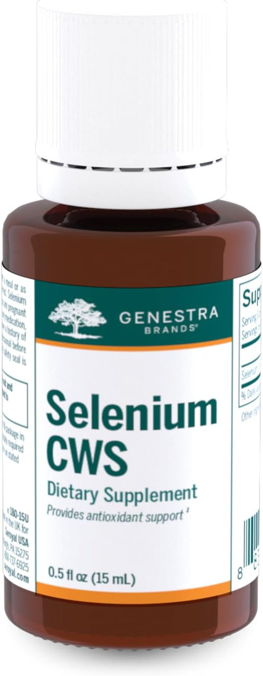 Genestra Brands Selenium CWS | Antioxidant Nutrient Support Helps Protect Against Oxidative Stress | 0.5 fl. oz.