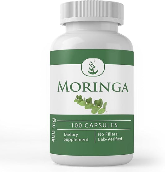 Pure Original Ingredients Moringa Oleifera (100 Capsules) Always Pure, No Additives Or Fillers, Lab Verified