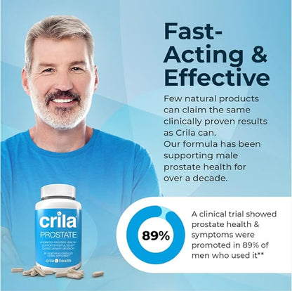 CRILA Saw Palmetto Alternative | Natural Crinum Latifolium Prostate Dietary Supplement I 2 Month Supply | Bladder Control Nighttime Prostate for Men*, Mens Sleep* | Patented Prostate Support