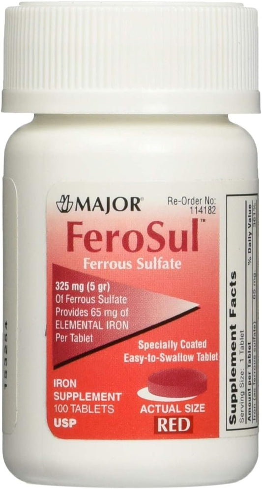 Ferrous Sulfate (Ferosul) 100 tabs