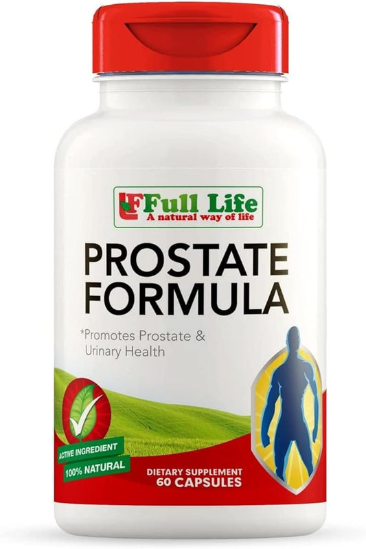 Full Life Prostate Formula - May Support Prostate and Urinary Health - Saw Palmetto Dietary Supplement for Men - 60 Capsules