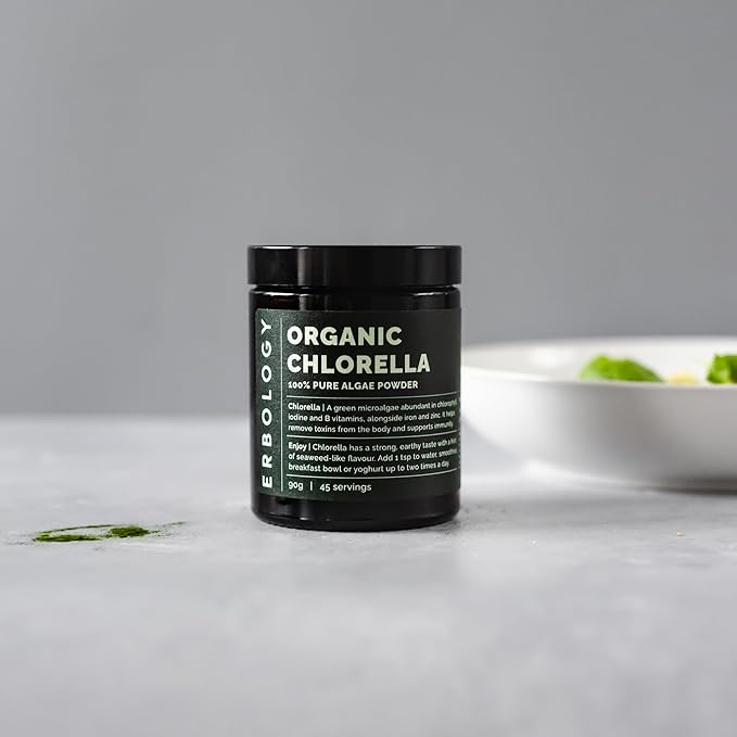 Erbology Organic Chlorella Powder 3.2 oz - 45 Servings