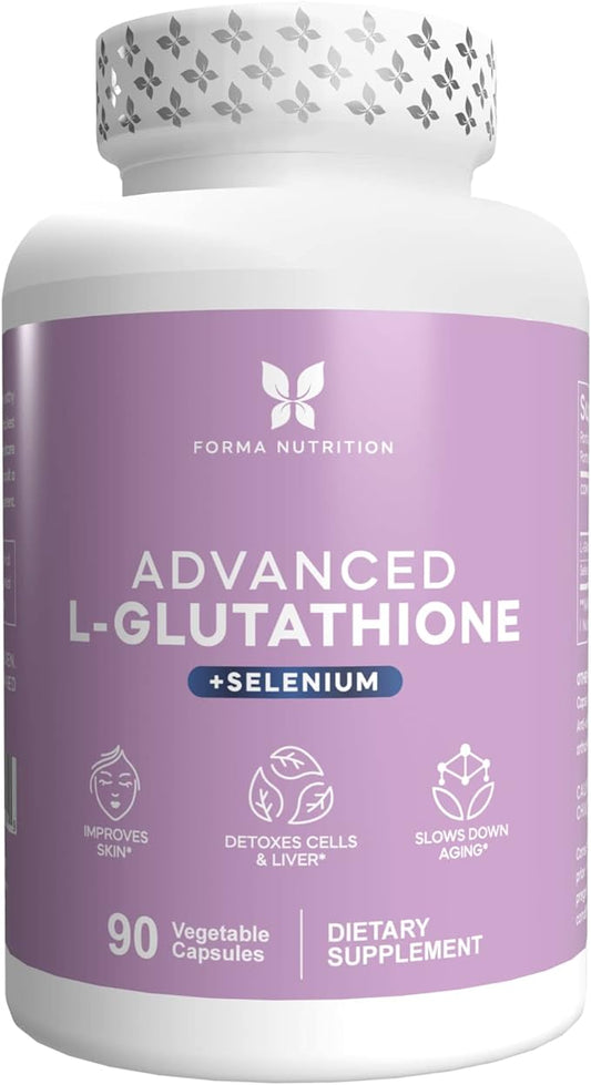 Advanced L-Glutathione + Selenium, 90 Capsules