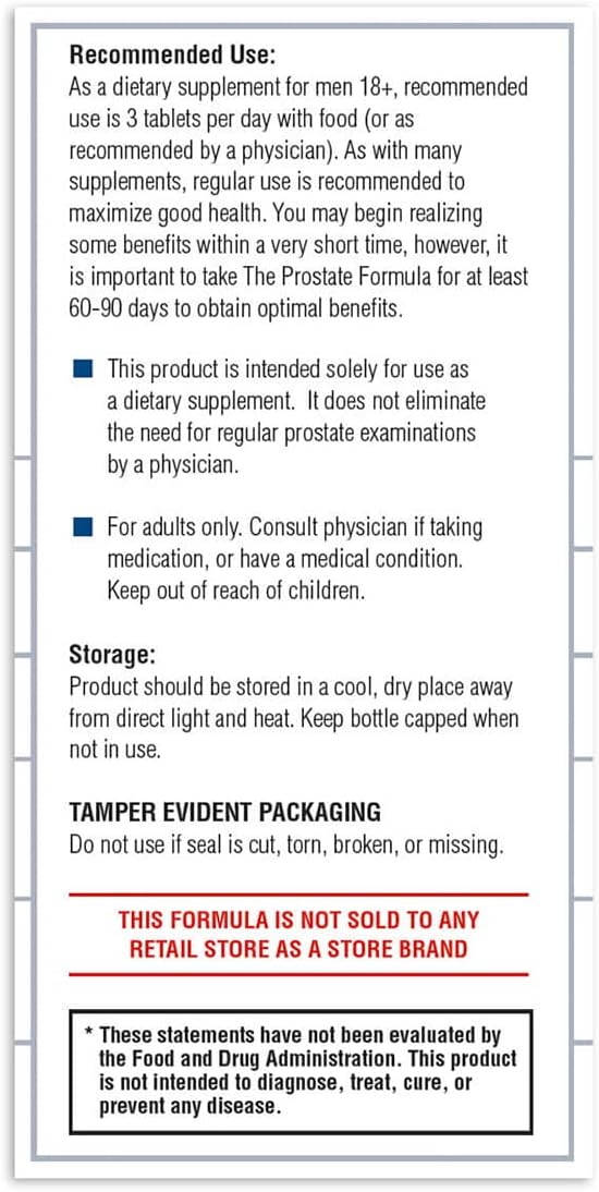 Real Health The Prostate Formula - Prostate Supplements for Men, Prostate Health, Prostate Relief, Saw Palmetto for Men, Prostate Vitamins - 90 Count