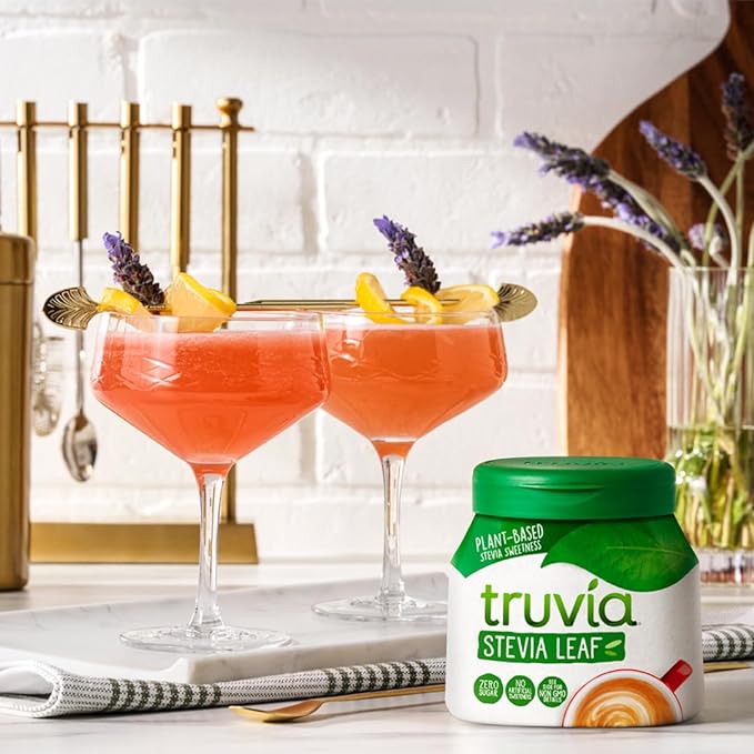 Truvia Original Calorie-Free Sweetener from the Stevia Leaf Spoonable (9.8 Ounce Stevia Jar) (Pack of 4)