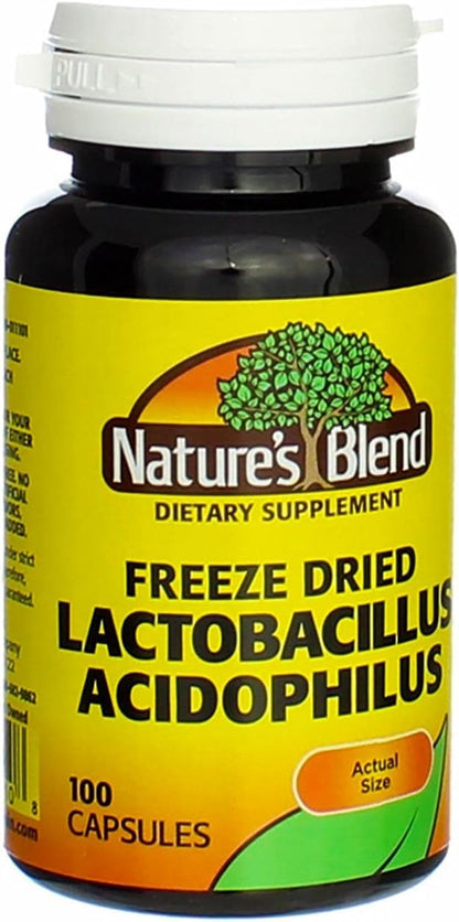 Freeze Dried Lactobacillus Acidophilus 100 Caps