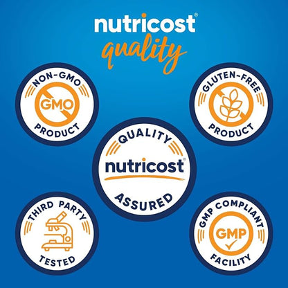 Nutricost Vitamin K2 (MK7) (100mcg) + Vitamin D3 (5000 IU) 120 Softgels - Gluten Free and Non-GMO