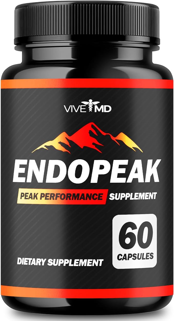 Endopeak Performance Capsules - Official Formula - Endopeak Supplement For Mens Health with Tongkat Ali, Saw Palmetto, Horny Goat Weed, Extra Strength Endo Peak Male Pills, Endopeak Reviews (1 pack)