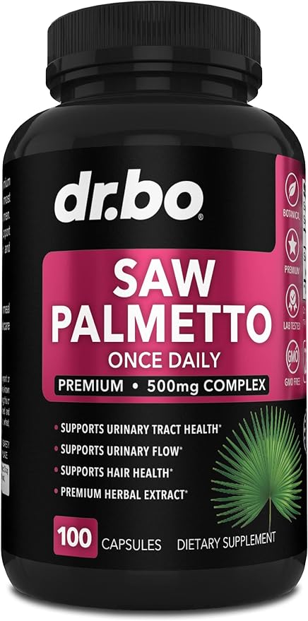 Saw Palmetto for Women Hair Loss - DHT Blocker for Women Hair Growth Plus Bladder Control Supplements Complex - Pure Saw Palmetto Hair Loss Supplement Capsules Support Extract & Urination Pills Aid