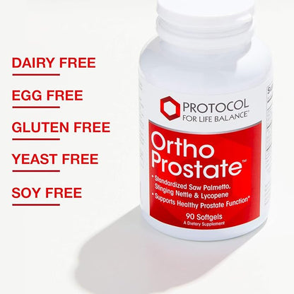 Protocol Ortho Prostate - Saw Palmetto Prostate Health Supplements for Men - 90 Softgels