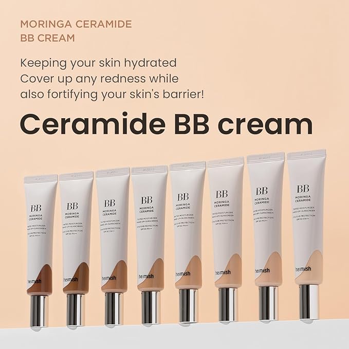 HEIMISH Moringa Ceramide BB Cream SPF 30 PA++ | 23 Light Medium | 1.87 fl oz / 53g