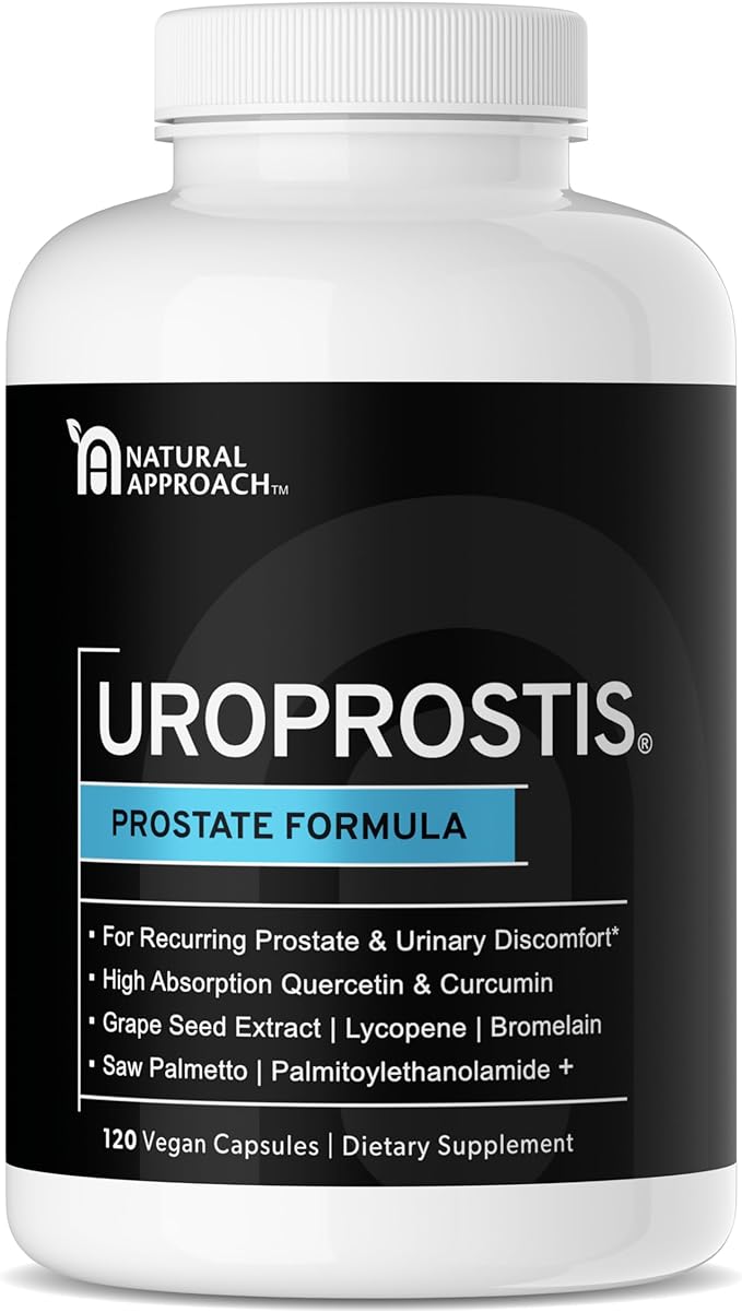 UROPROSTIS - High Potency Prostate Support Complex - Men's Health Formula for Prostate Comfort - 13 Ingredient Blend Including Saw Palmetto - Vegan & Gluten-Free Premium Supplement - 120 Capsules