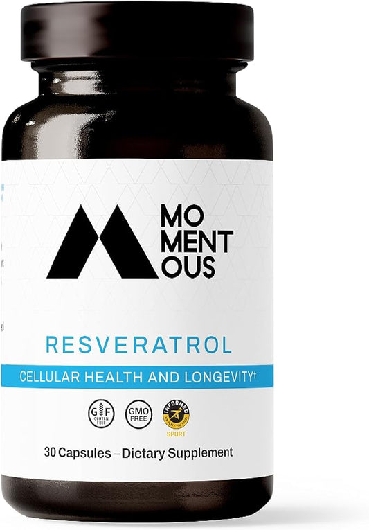 Momentous Resveratrol, 30 Servings