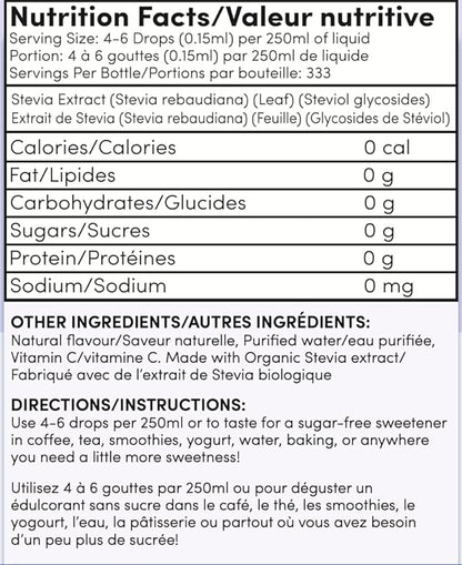 TruMe Whole Health Sweet Stevia Drops - Zero Calorie Sweetener - Keto Liquid Stevia - Vegan - Gluten Free - Alcohol Free - Diabetic Friendly - 333 servings (Mint)