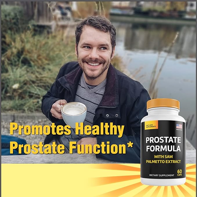 Natural Prostate Formula - All Natural Blend of Vitamins, Minerals and Herbs with Saw Palmetto, Green Tea, and Nettle - Supports Overall Prostate Health