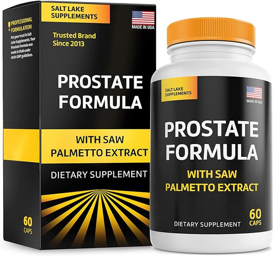 Natural Prostate Formula - All Natural Blend of Vitamins, Minerals and Herbs with Saw Palmetto, Green Tea, and Nettle - Supports Overall Prostate Health