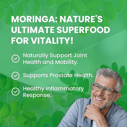 PURA VIDA MORINGA Moringa Powder Organic Single Origin - Premium 100% Leaf Powder, USDA Organic Moringa Oleifera, Moringa Leaf Powder - Perfect for Smoothies & Recipes. 8 oz.