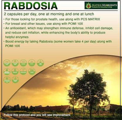 RABDOSIA Complex - Highly Potent Antioxidant for Maximum Cell Protection! - 100% Natural Ingredients: Rabdosia Extract, Green Tea, Resveratrol, Rutin - Vegan Capsules (60ct)