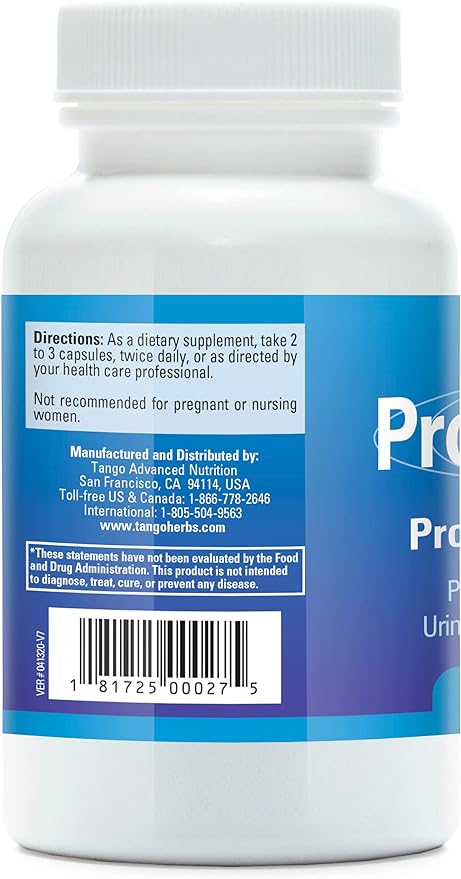 ProstaPhase Natural Herbal Prostate Support Supplement for Prostate and Urinary Tract Health (120 Vegetarian Capsules)