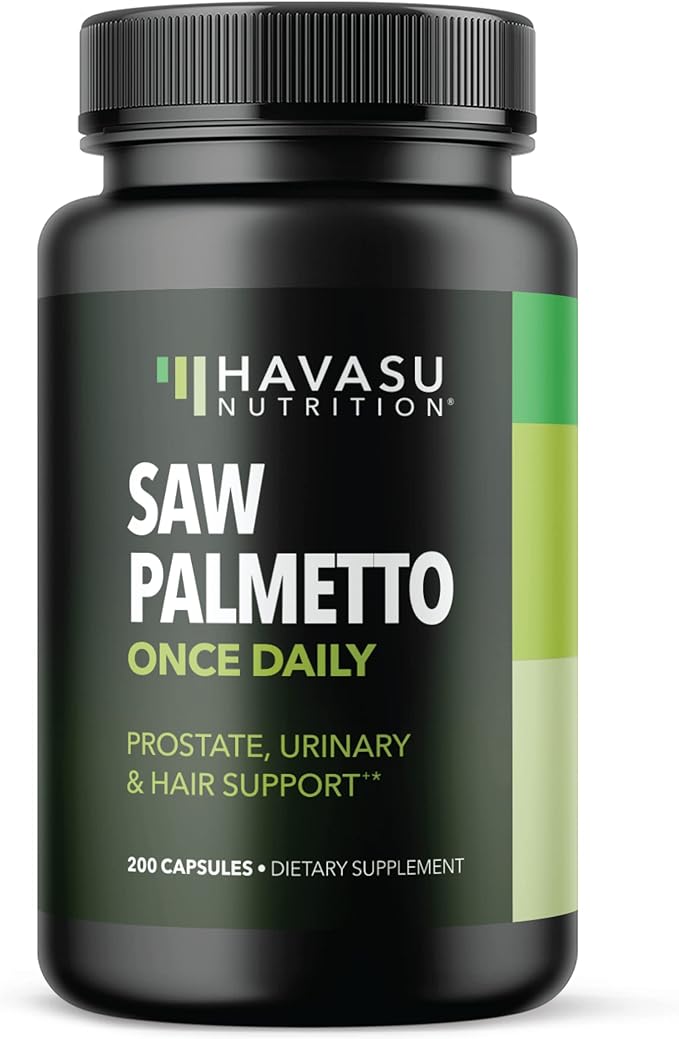 Saw Palmetto for Men Prostate Supplement | Prostate Support Supplement for Men's Health | Potent Saw Palmetto for DHT, Urinary and Prostate Health | Over 6 Month Supply Saw Palmetto Supplement