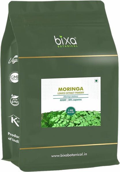 bixa BOTANICAL Moringa/Shigru (Moringa oleifera) Dry Extract - 30% Saponins by Gravimetry | Pack of 1