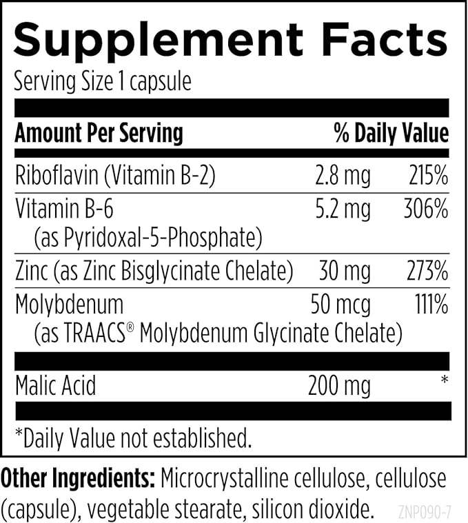 Designs for Health Zinc Supreme - 30mg Zinc Bisglycinate Chelate Supplement with Cofactors Taurine, Vitamin B6, B2 + Molybdenum - Immune Support Supplement - Vegan + Non-GMO (90 Capsules)