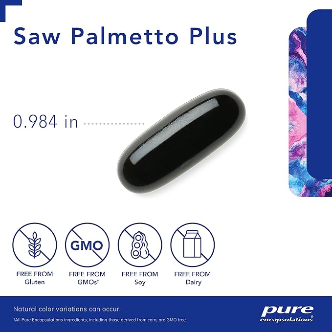 Pure Encapsulations Saw Palmetto Plus | with Nettle Root Extract to Support Urinary Function | 120 Softgel Capsules