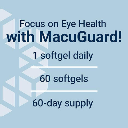 Life Extension Macuguard Ocular Support with Saffron & Astaxanthin - with Lutein, Meso-Zeaxanthin - Eye Health Supplement â€“ Once-Daily, Non-GMO, Gluten-Free - 60 Count (Pack of 1)