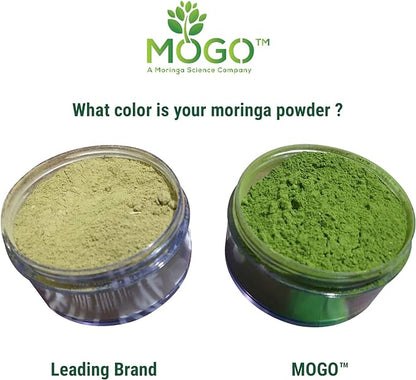 MOGO Organic Moringa Leaf Powder 1 LB | Antioxidants - Immunity Support |Joyfully Grown| Perfect for Tea,Smoothie, Baking, Salad and Juice