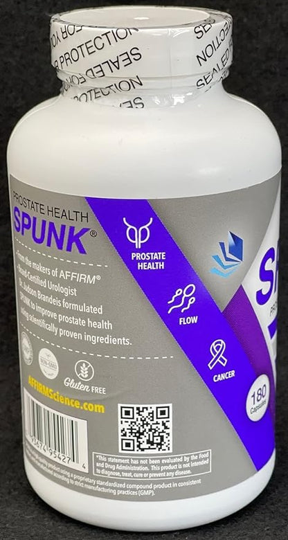 Spunk for Prostate Wellness | 150 Capsules | Mens Health Supplement | Created by Dr. Judson Brandeis