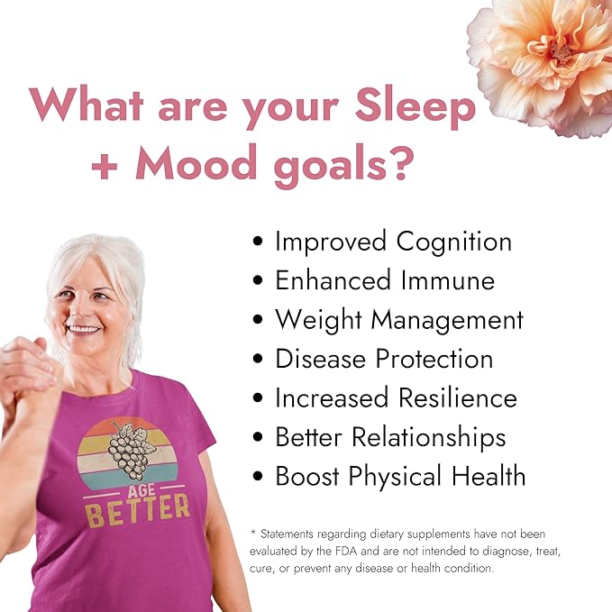 Organic Sleep Aid + Mood Blend. 18 Ingredients. Meditation in a Bottle. Natural, Vegetarian, 60 Caps. USA Made. Wake Up Refreshed with Ashwagandha, Melatonin, St Johns Wort.