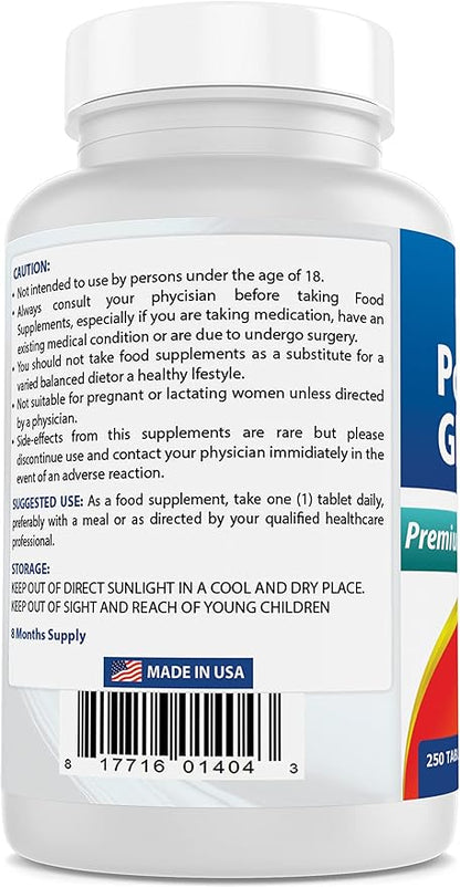 Best Naturals Potassium Gluconate Supplement 595 Mg Tablet, 250Count