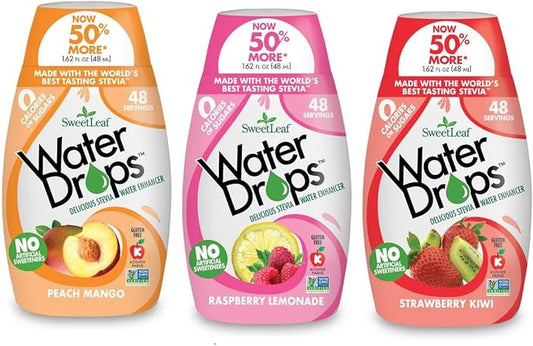 Sweetleaf Stevia Natural Water Drops Variety Pack