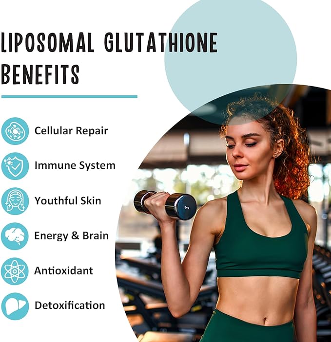 2400 MG Liposomal Glutathione Softgels, Max Absorption, Active Form L-Glutathione Reduced (GSH), with Hyaluronic Acid, Resveratrol, Master Antioxidants for Detox, Brain, Immune System, 360 Softgels