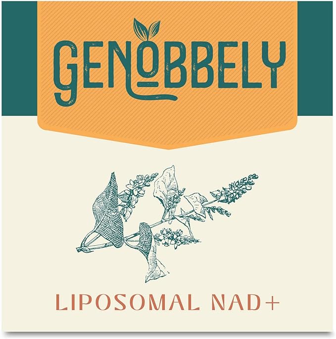 800 mg Liposomal NAD+ Supplement with Nicotinamide Riboside 200 mg, Trans-Resveratrol 100 mg - True NAD Supplement for DNA Repair, Healthy Aging, Brain Function - 240-Day Supply