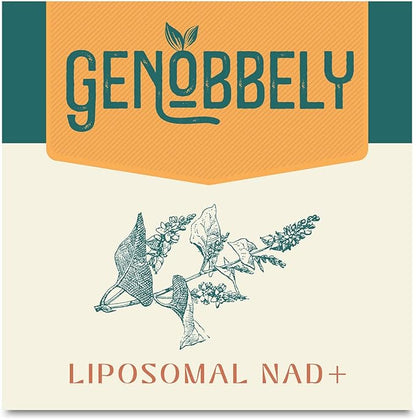 800 mg Liposomal NAD+ Supplement with Nicotinamide Riboside 200 mg, Trans-Resveratrol 100 mg - True NAD Supplement for DNA Repair, Healthy Aging, Brain Function - 360-Day Supply