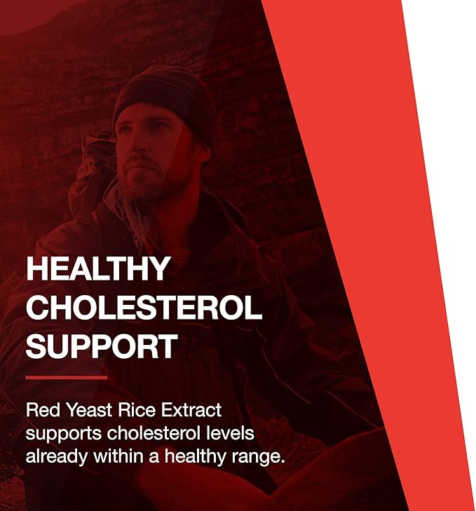 Protocol Red Yeast Rice Plus 600mg - ALA, CoQ10, Milk Thistle - Heart, Liver - 90 Veg Caps