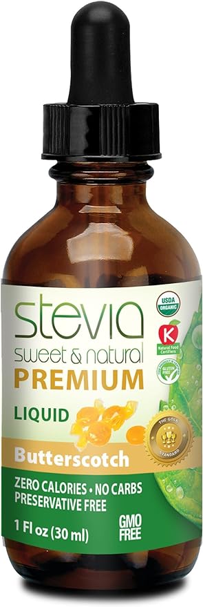 Stevia Sweet & Natural Butterscotch Stevia International 1 oz Liquid